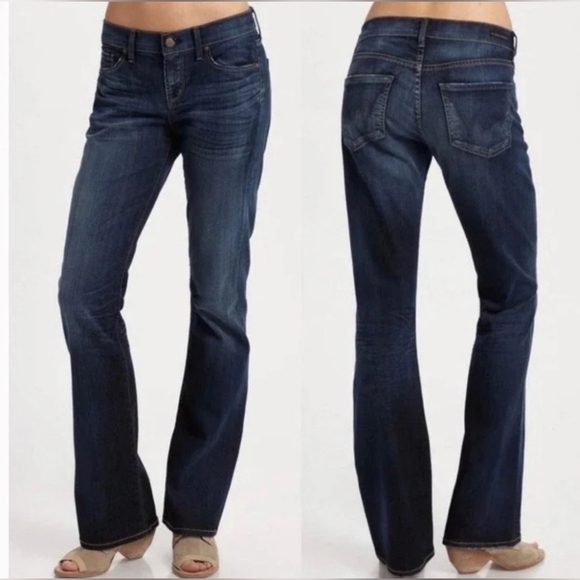Citizens Of Humanity Y2K Dita Petite Bootcut Low Rise Jeans 29 Hippie Western - Picture 1 of 9